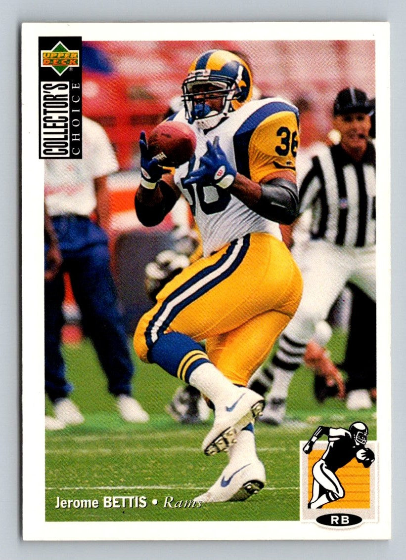 Jerome Bettis 1994 Collector's Choice Card # 116