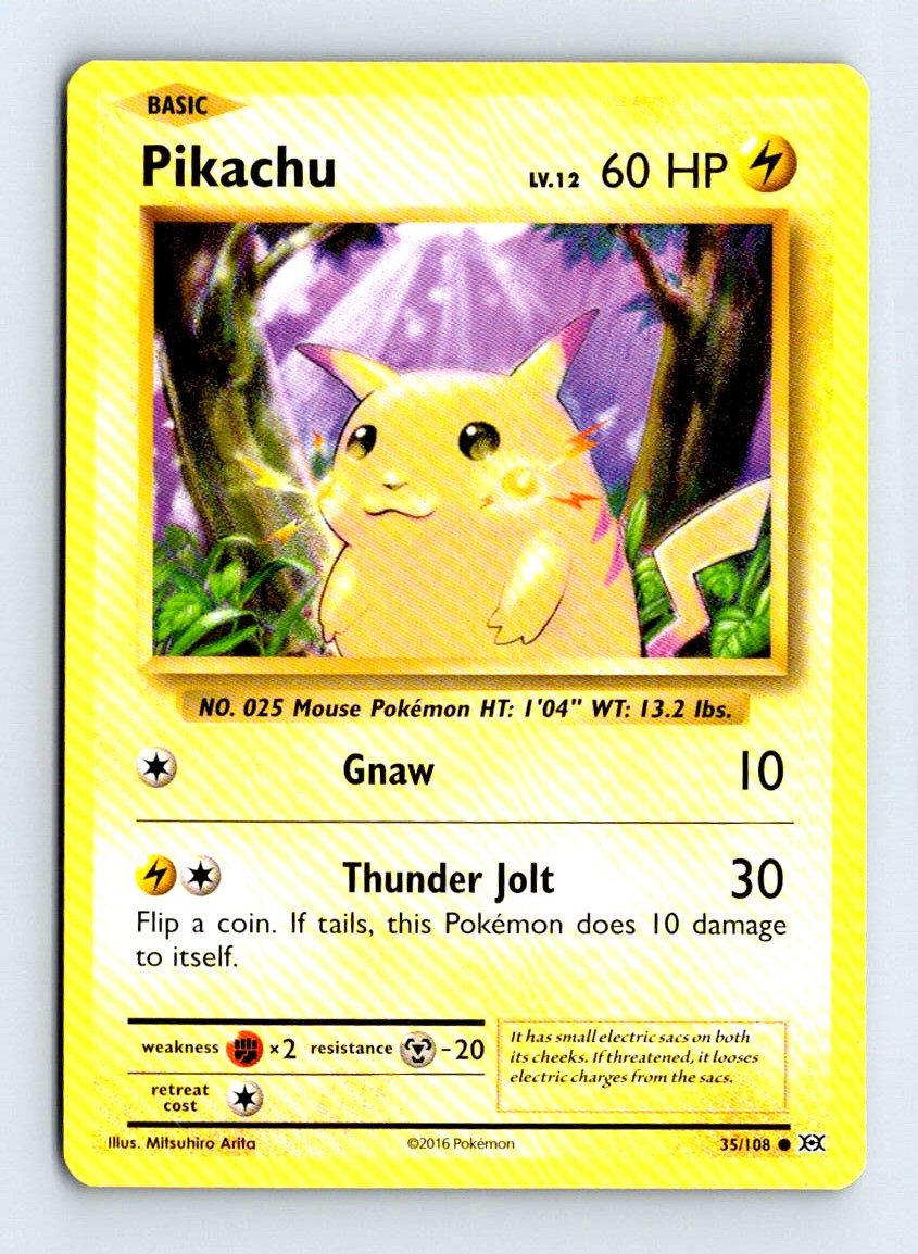 Pikachu (b) 2016 XY - Evolutions Card # 35