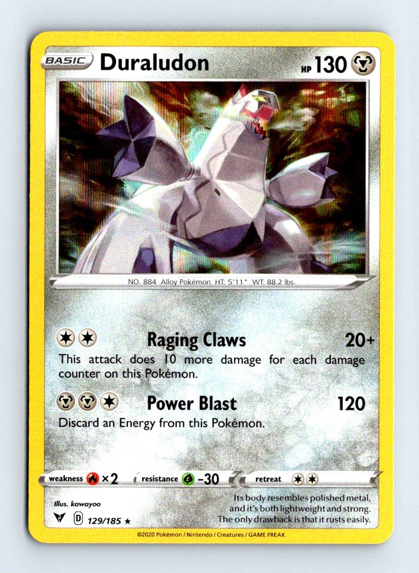 Duraludon Holo 2020 Vivid Voltage Card # 129