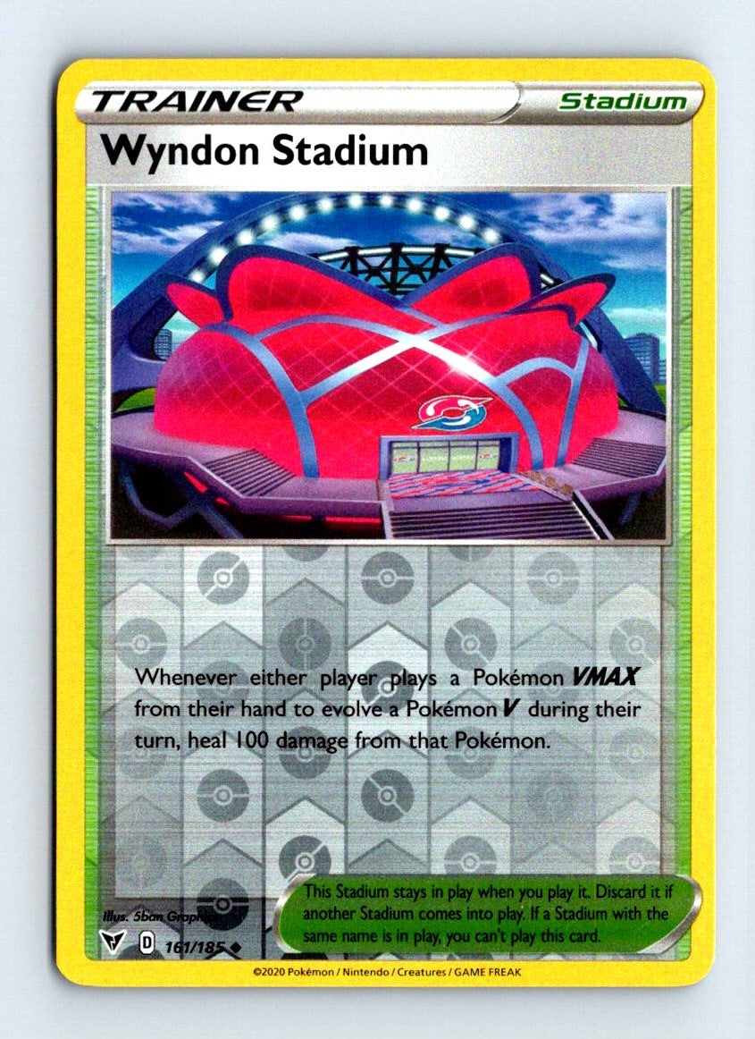Wyndon Stadium (b) Reverse Holo 2020 Vivid Voltage Card # 161