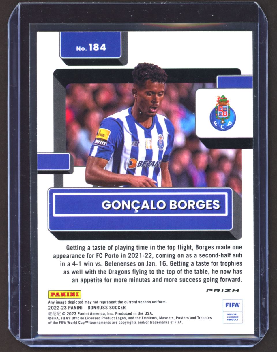Goncalo Borges Red Photon SP 2022 Donruss Optic Rookie Card # 184