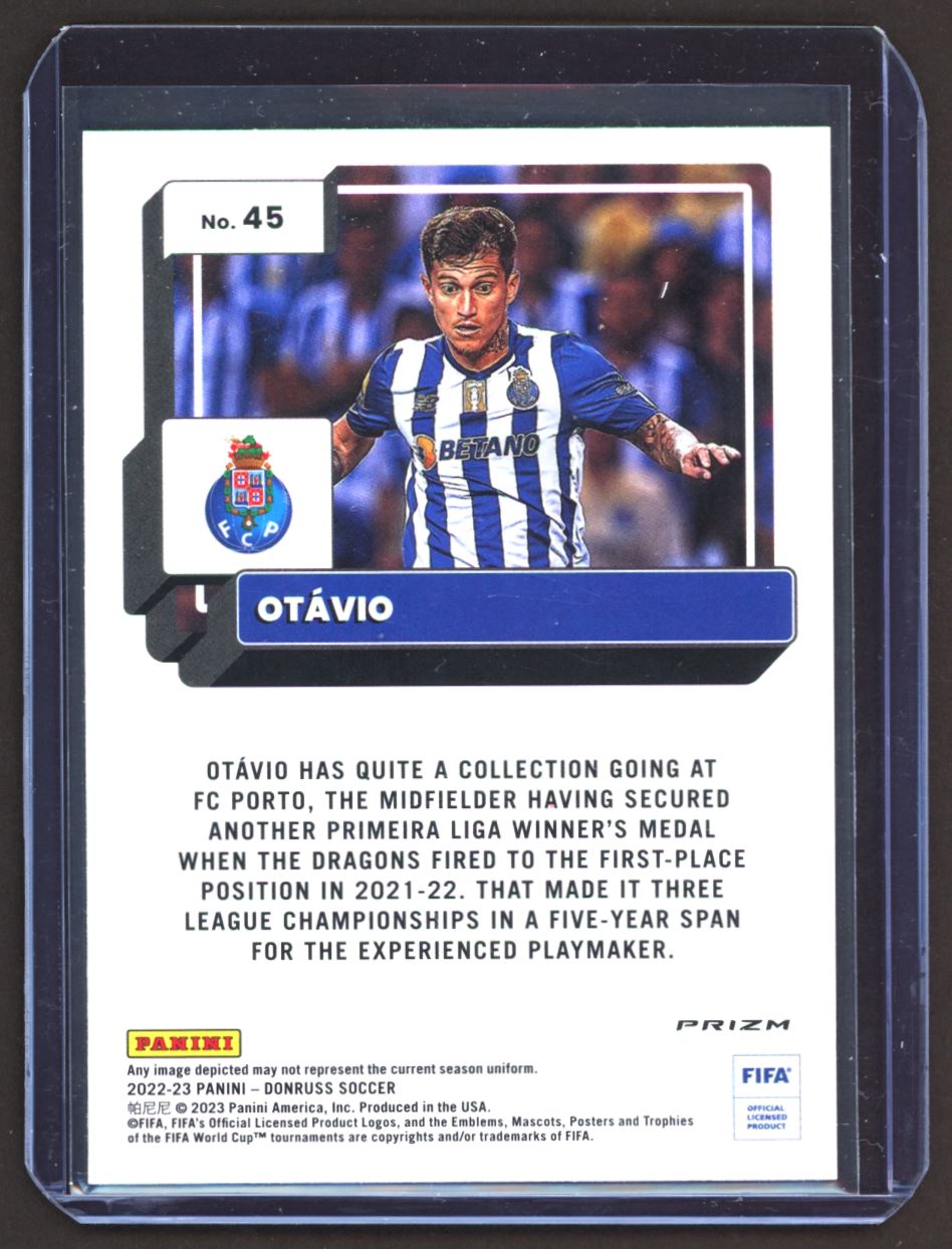 Otavio Red Photon SP 2022 Donruss Optic Card # 45