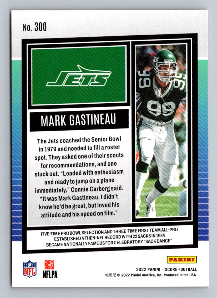 Mark Gastineau Red 2022 Score Card # 300
