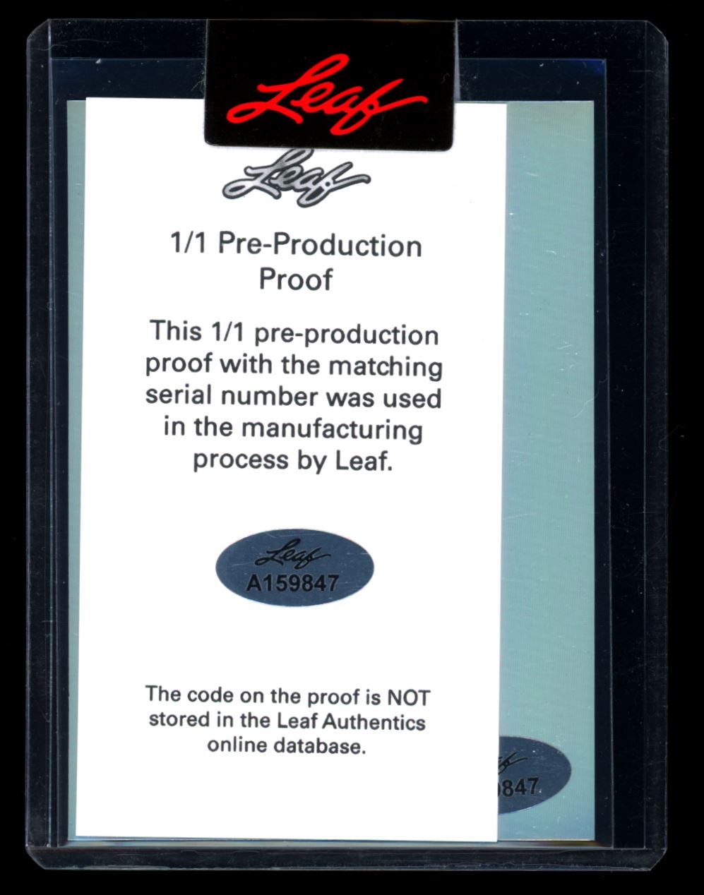 Clark Phillips III Pre-Production Proof 1/1 2023 Leaf Vivid Football Rookie Autograph Card