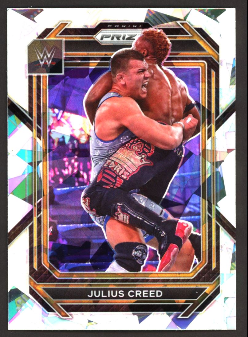 Julius Creed Cracked Ice 2023 Panini Prizm WWE Card # 196
