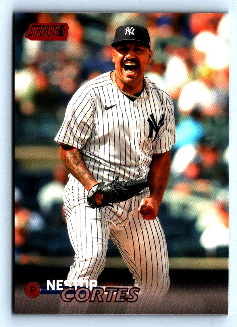 Nestor Cortes Red 2023 Stadium Club Card # 97