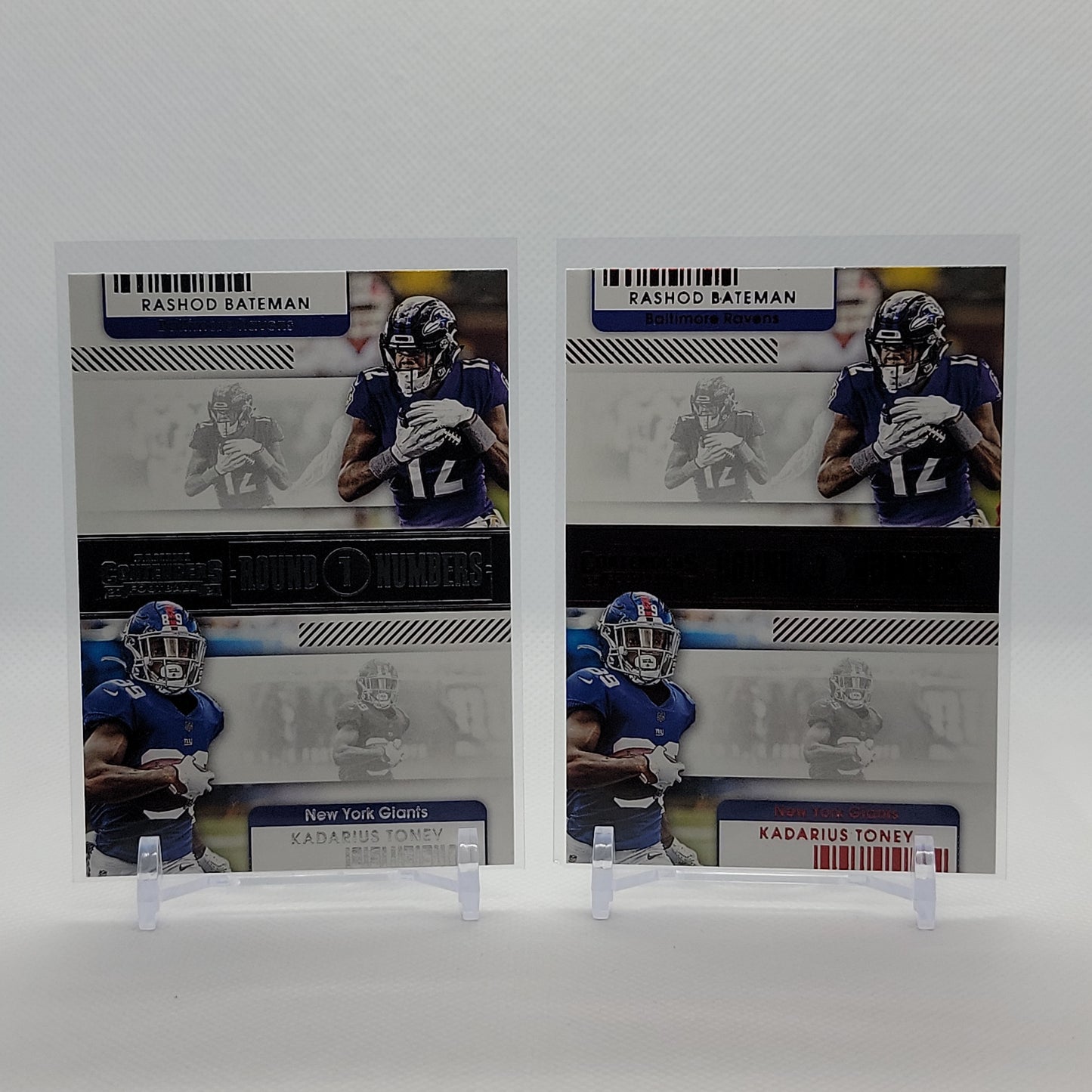 Rashod Bateman & Kadarius Toney - Round Numbers Panini Contenders 2021 Insert