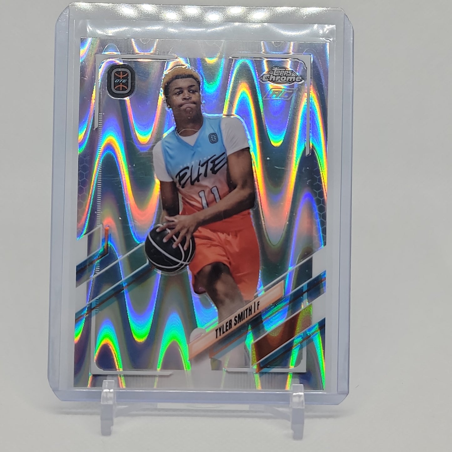 Tyler Smith Silver Raywave Refractor RC Topps Chrome 2022 OTE Card No. 11