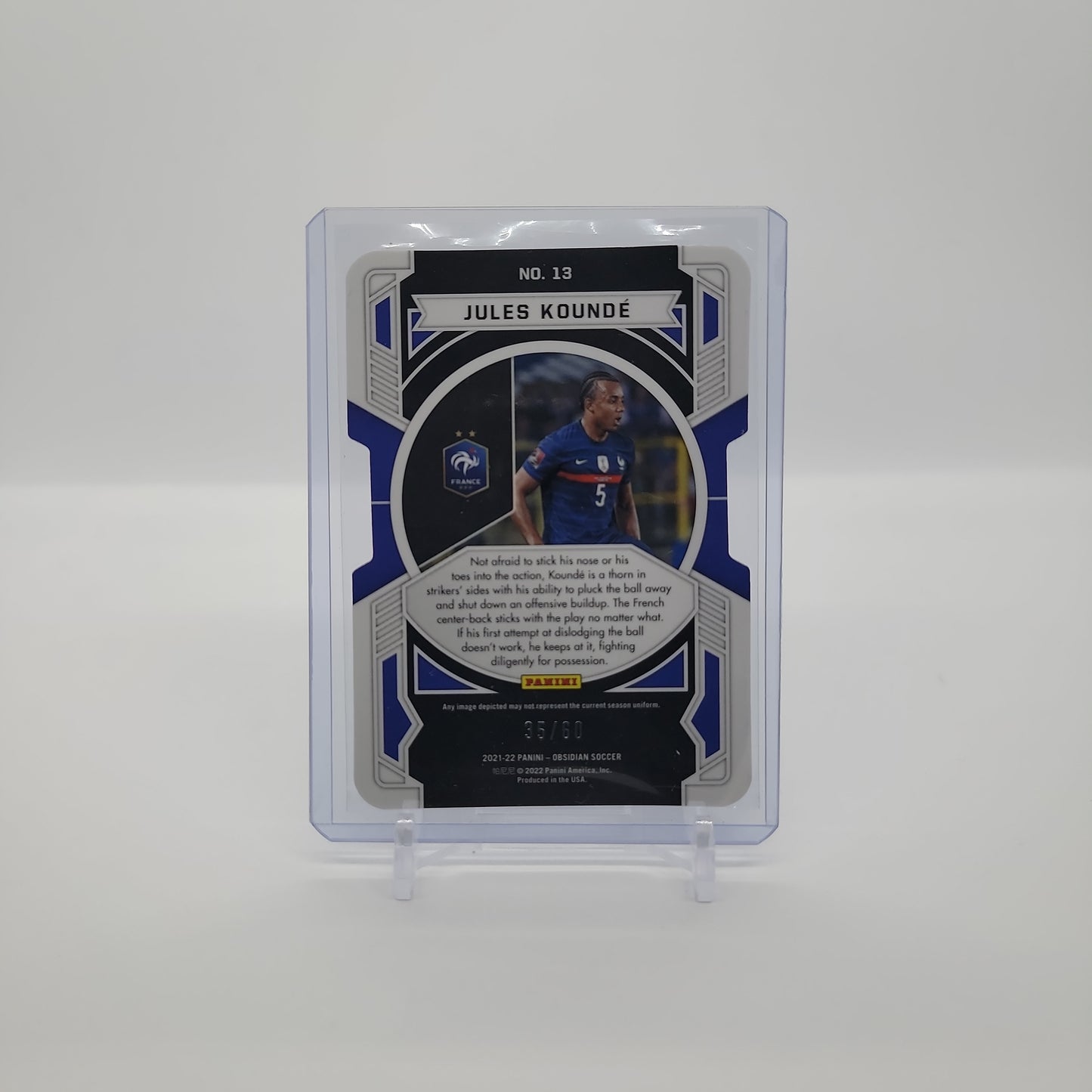 Jules Kounde Equinox Purple Electric Etch Die-Cut /60 Obsidian No. 13