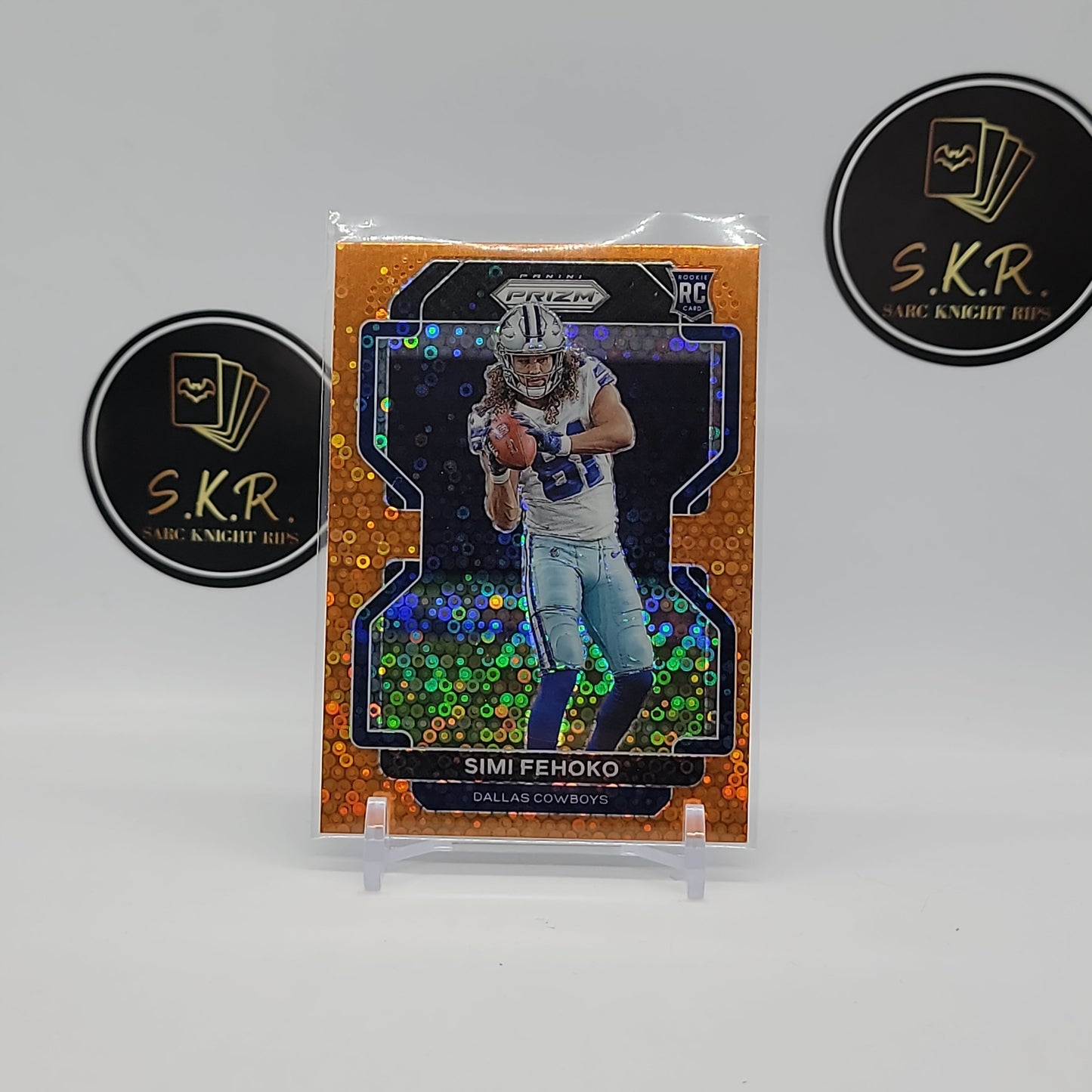 Simi Fehoko Orange Rookie Disco Prizm Card No. 371