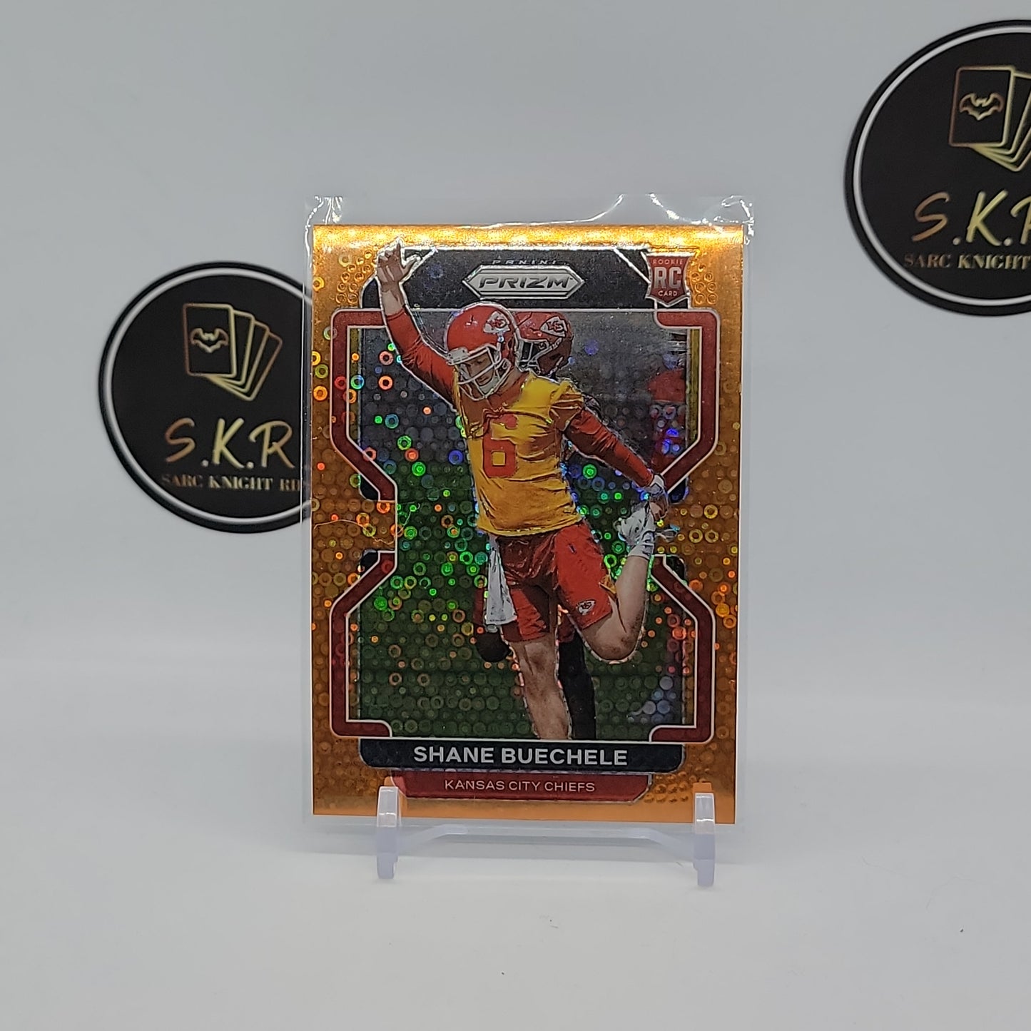 Shane Buechele Orange Rookie Disco Prizm #396