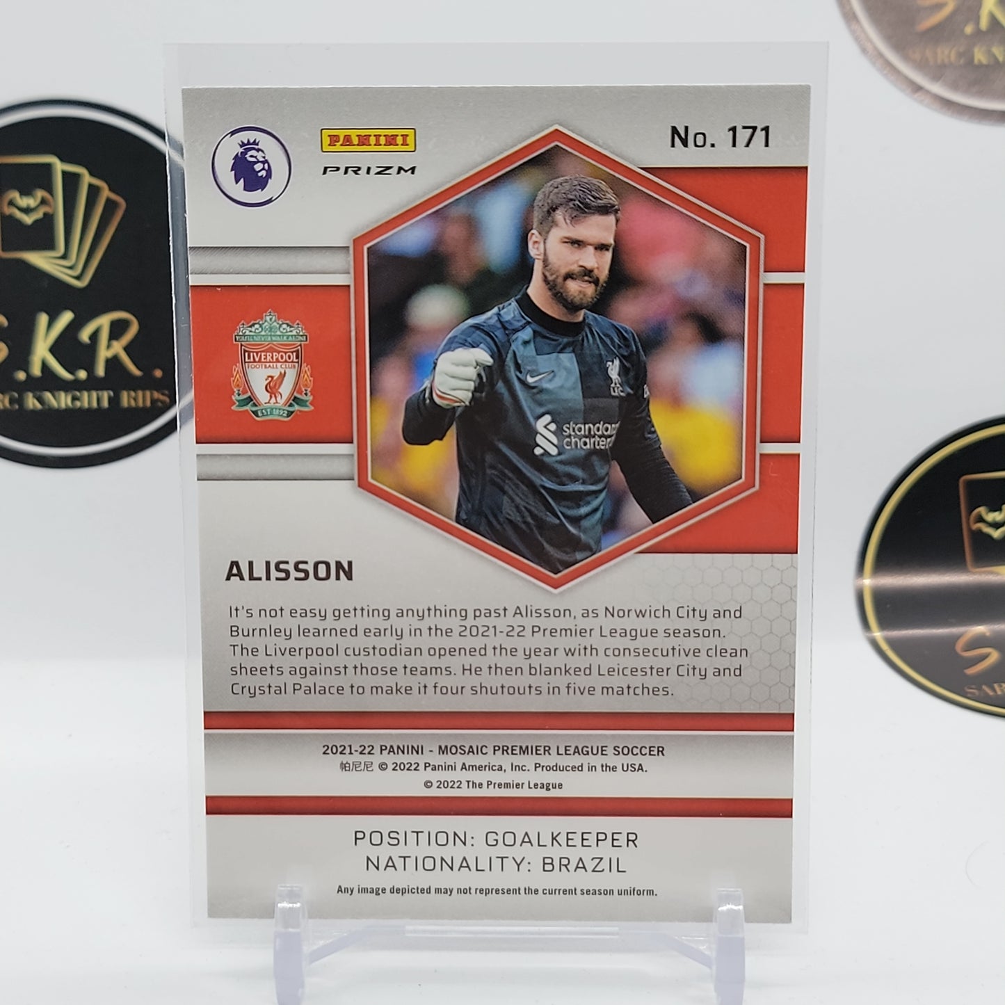 Alisson Becker Red Reactive Mosaic Prizm #171