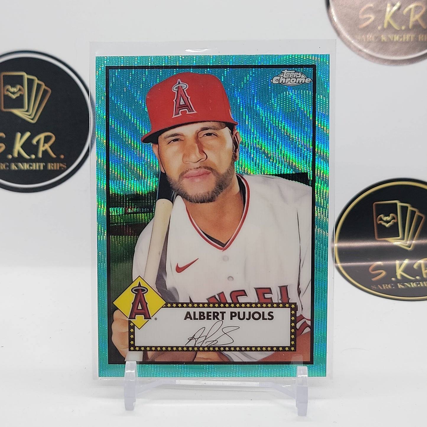 Albert Pujols Aqua Wave Refractor #191