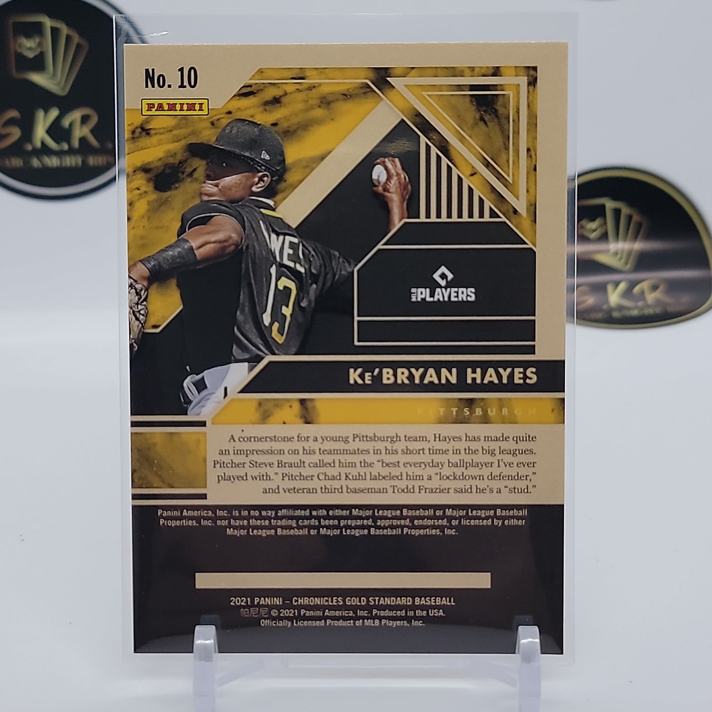 Ke'Bryan Hayes RC Gold Standard #10