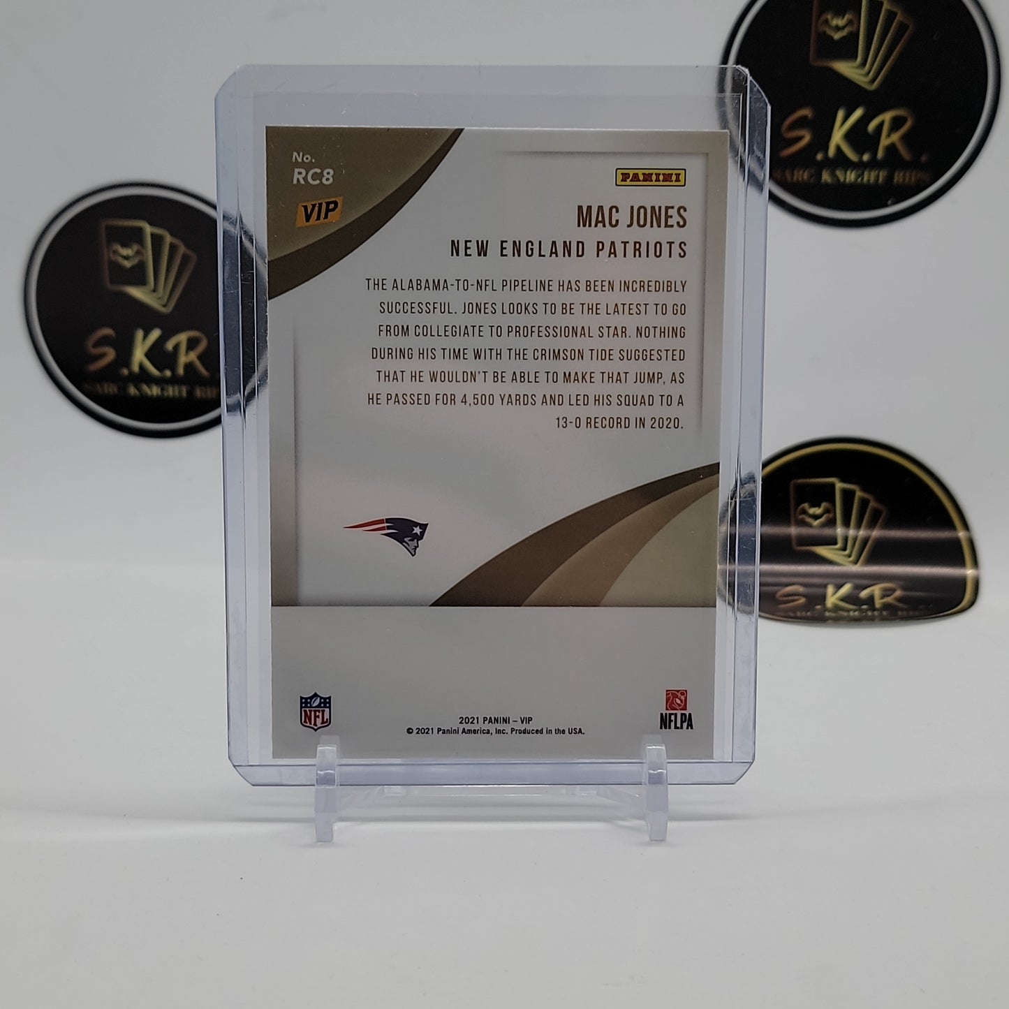Mac Jones RC Panini VIP #RC8