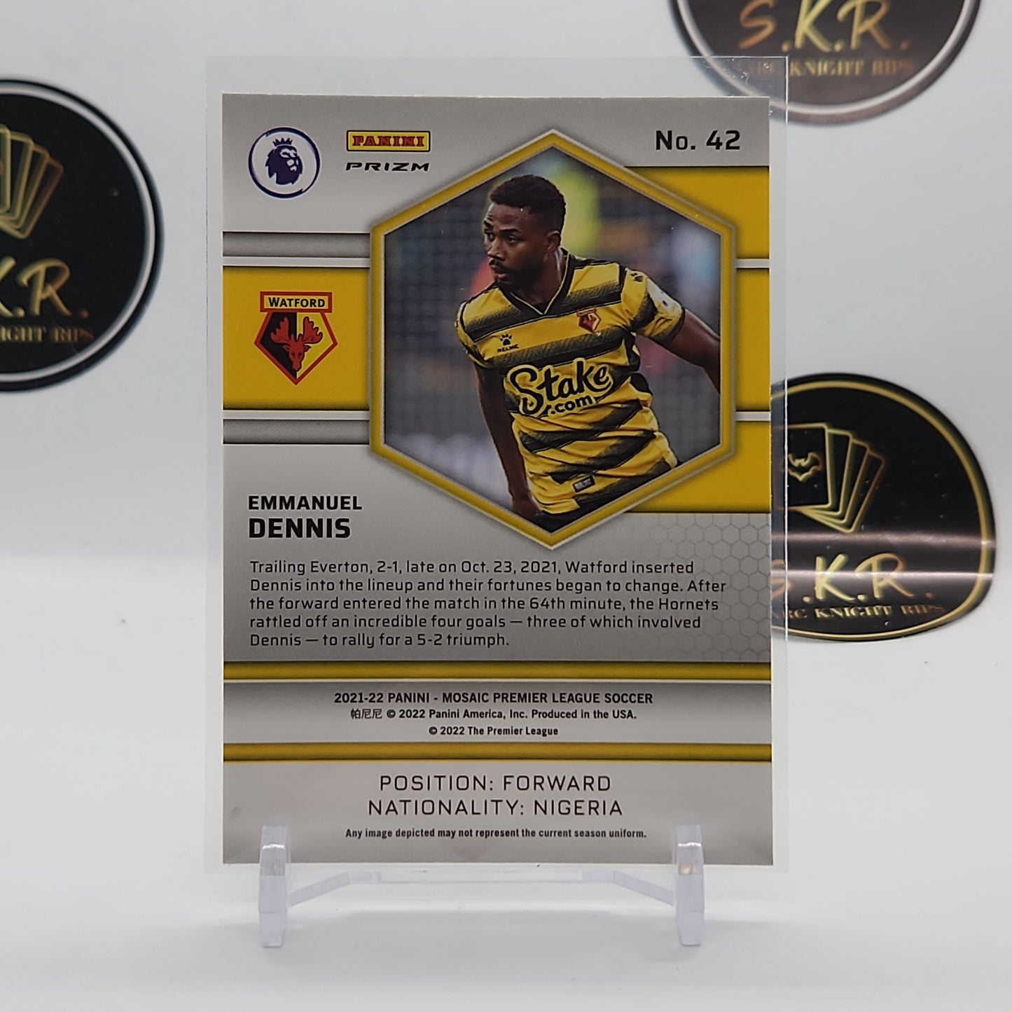 Emmanuel Dennis RC Mosaic SILVER Prizm #42