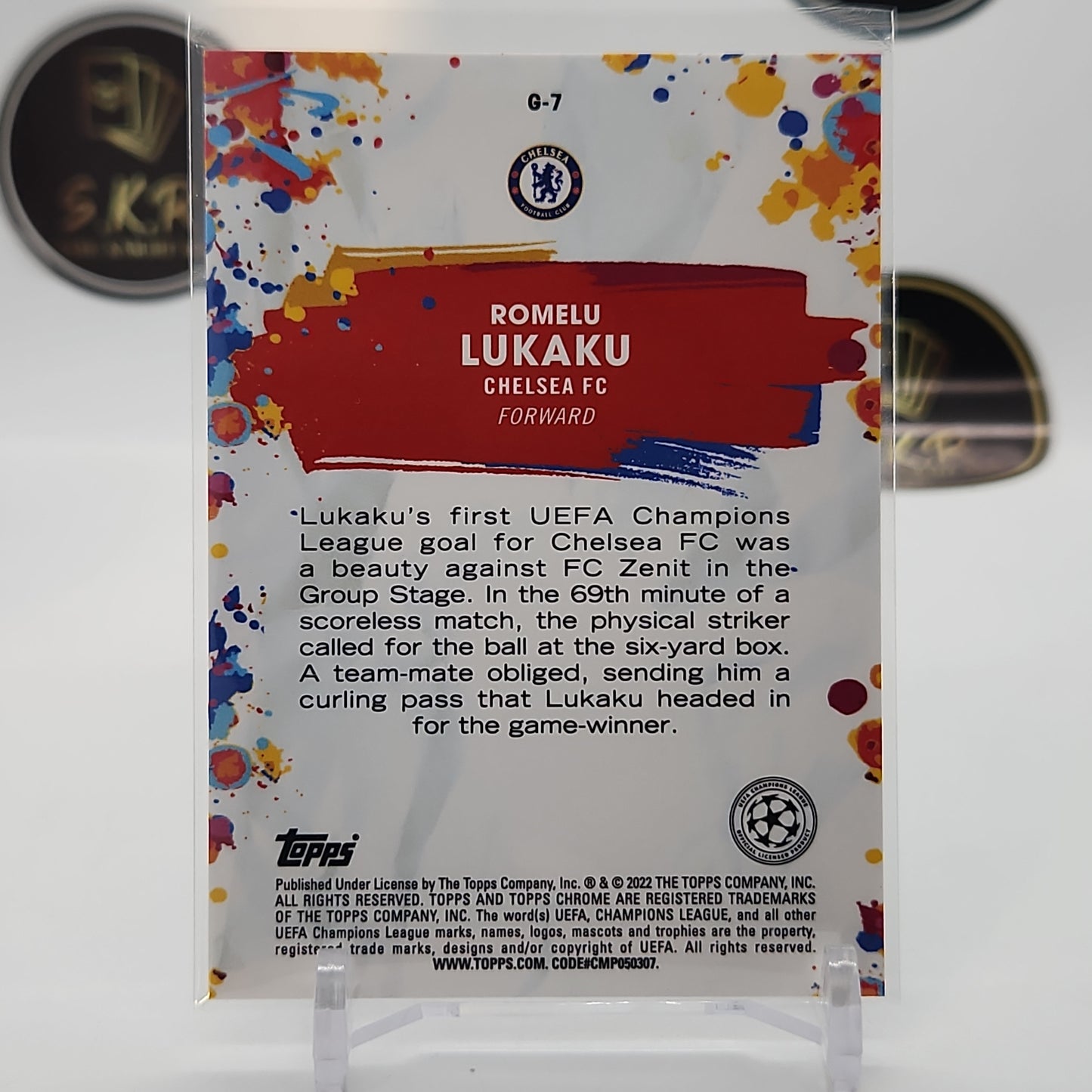 Romelu Lukaku Golazo Chrome Insert #G-7