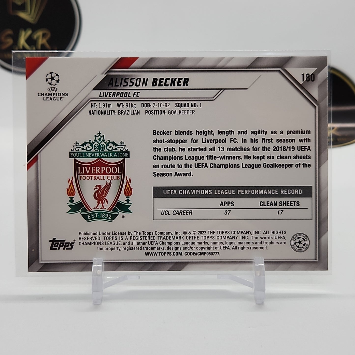 Alisson Becker Sparkle Foil #180