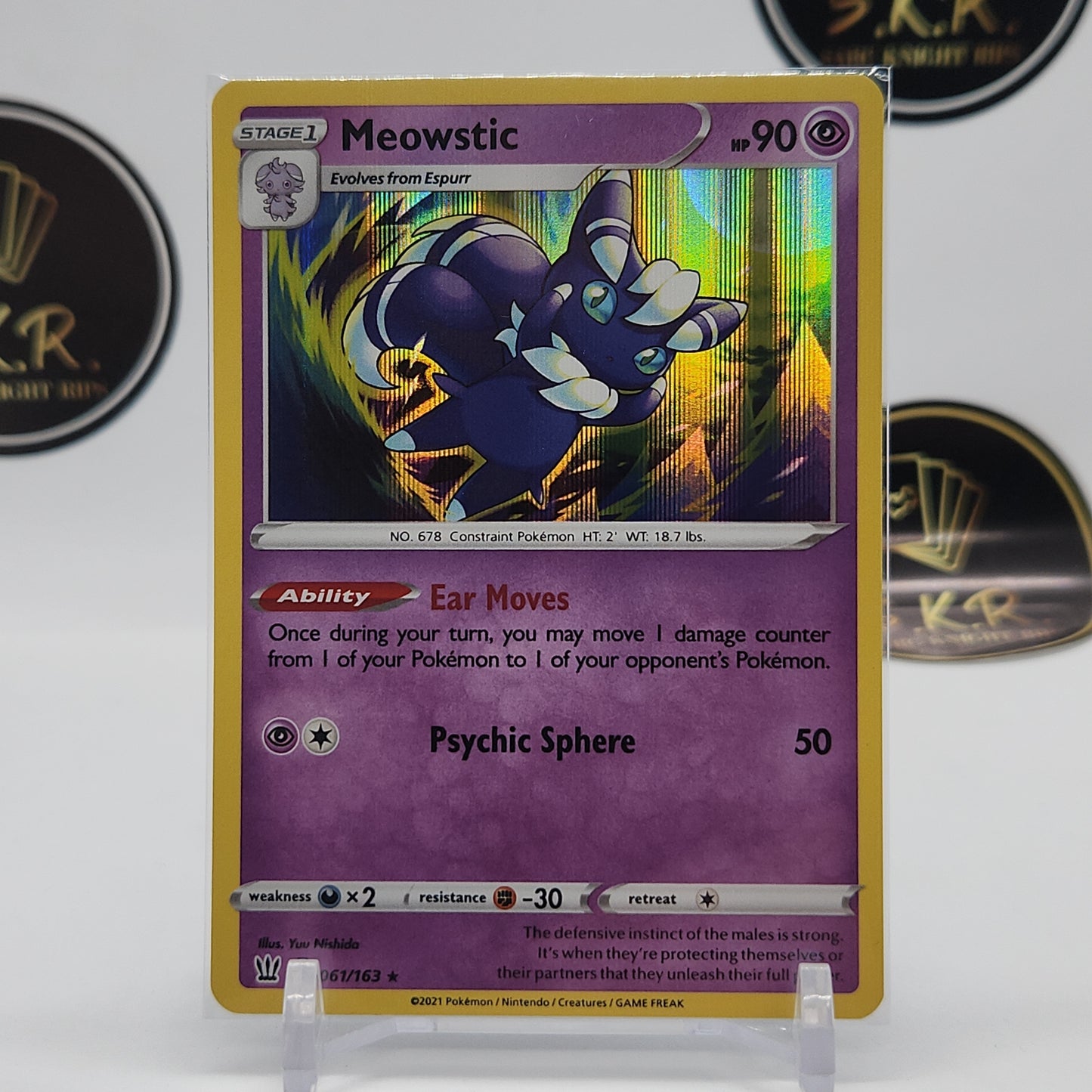Meowstic Holo 061/163