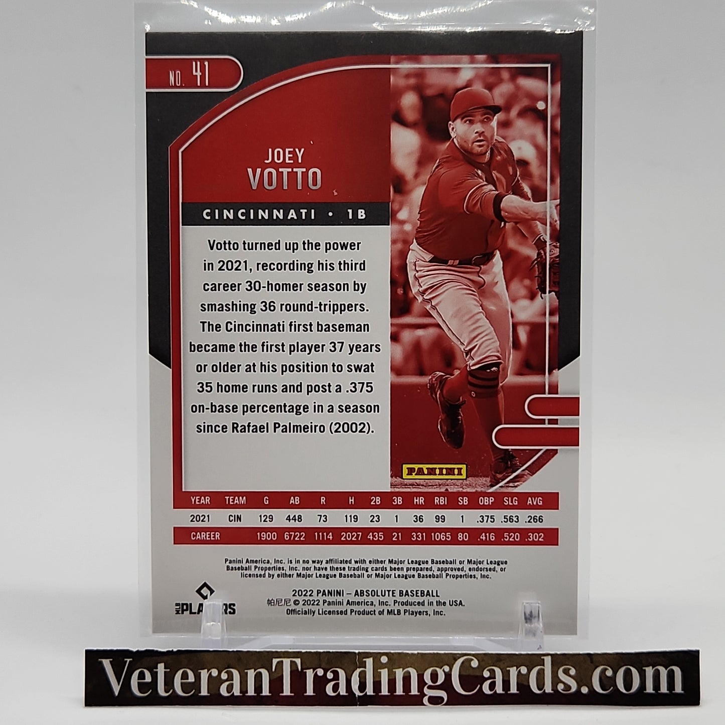 Joey Votto Spectrum Purple /25 Card #41