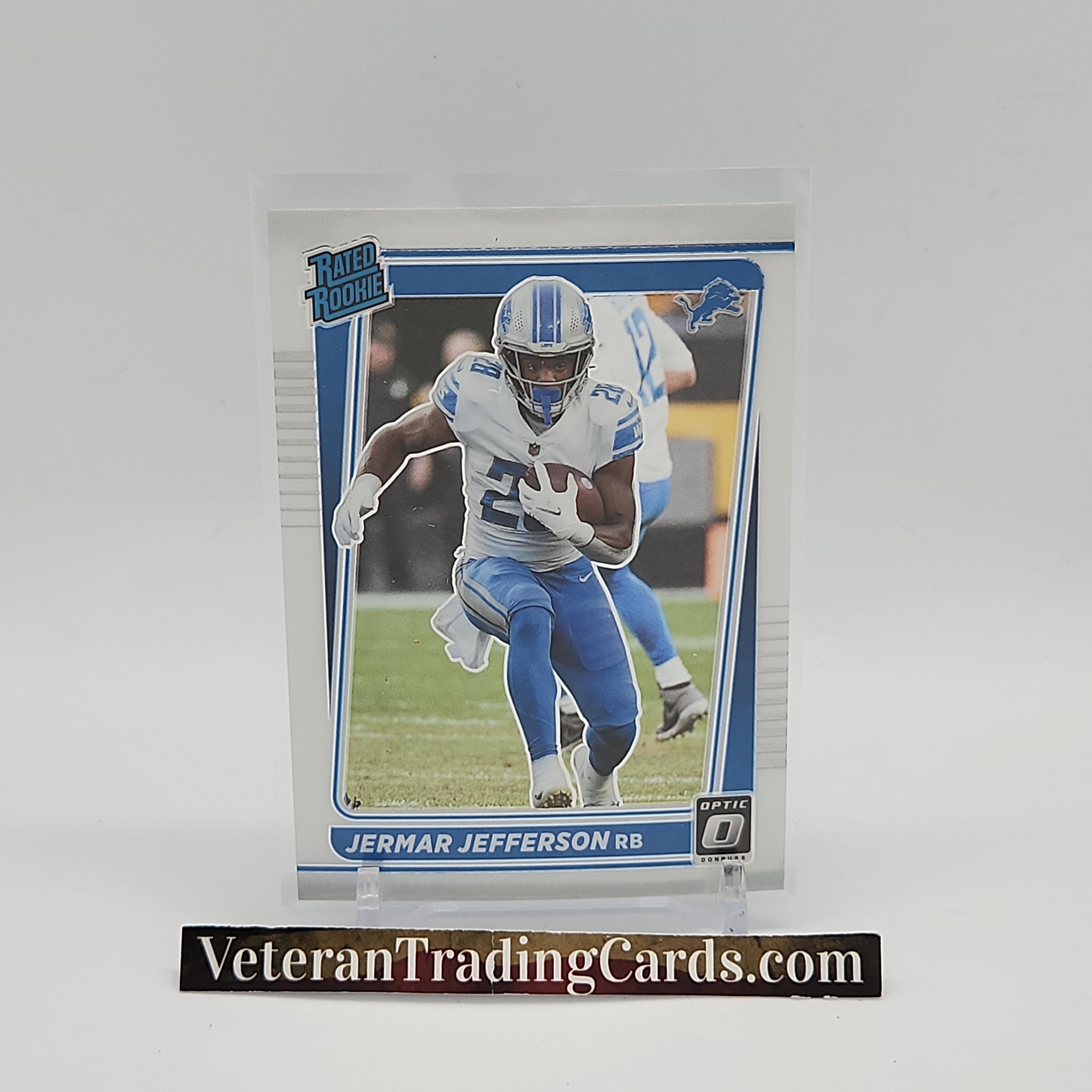 Jermar Jefferson Rated Rookie Optic Card #296 – Veteran Trading Cards