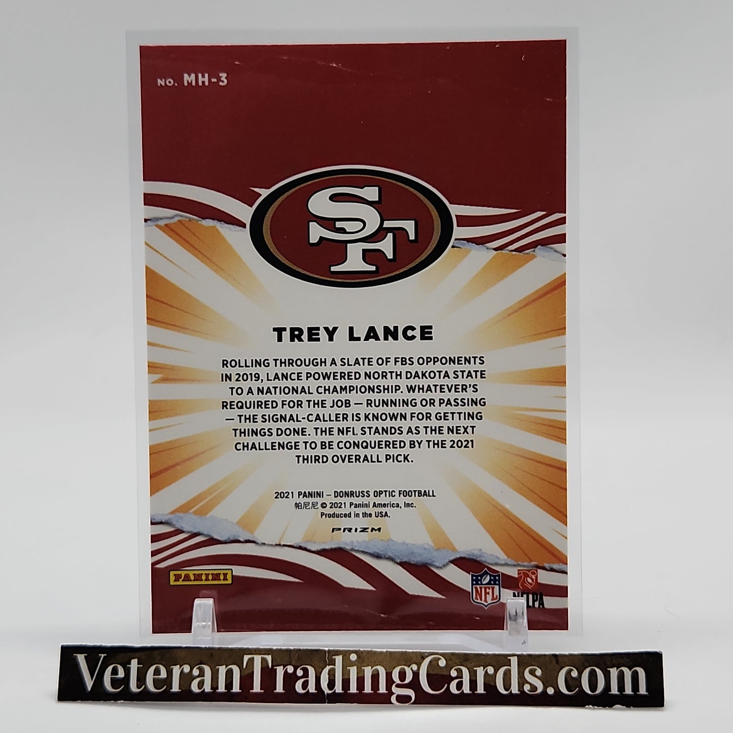 Trey Lance Optic My House Prizm Card #MH-3