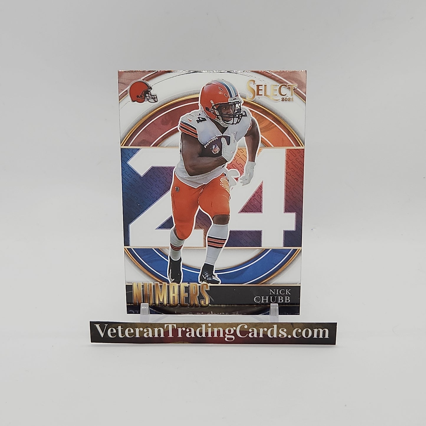 Nick Chubb Select Numbers Card #SN-21