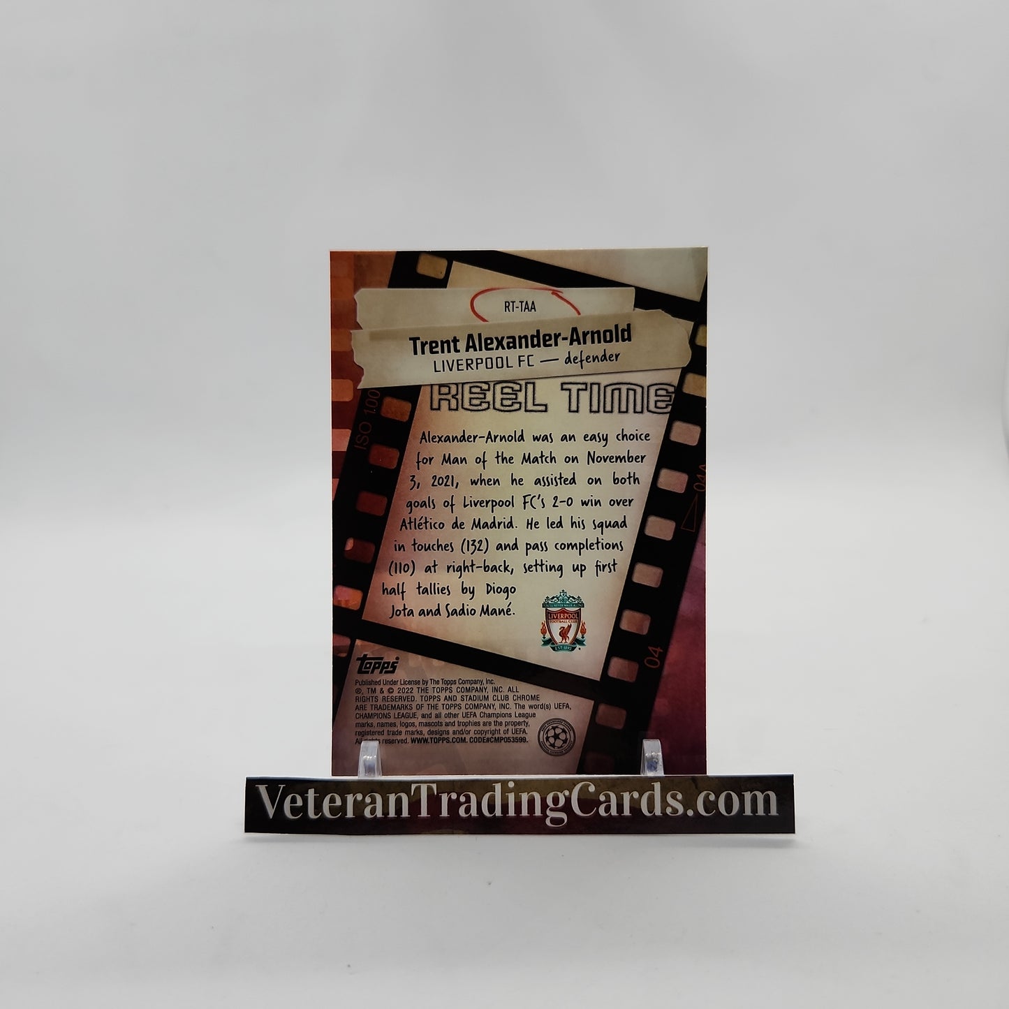 Trent Alexander-Arnold Reel TIme Card# RT-TAA