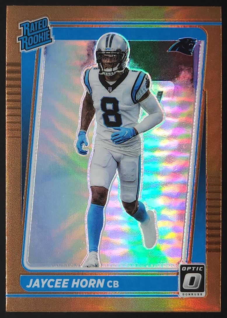 Jaycee Horn Bronze Prizm 2021 Donruss Optic Rookie Card # 243
