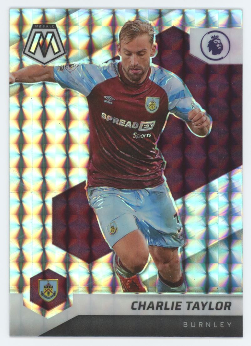 Charlie Taylor Mosaic Silver Prizm Card# 101
