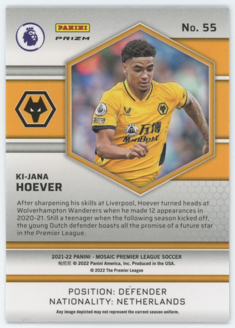 Ki-Jana Hoever Silver Prizm Card# 55