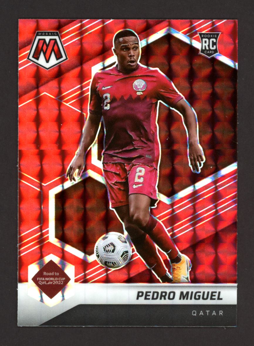 Pedro Miguel Mosaic Prizm 2021 Panini Mosaic Road to FIFA World Cup Red Rookie Card # 71