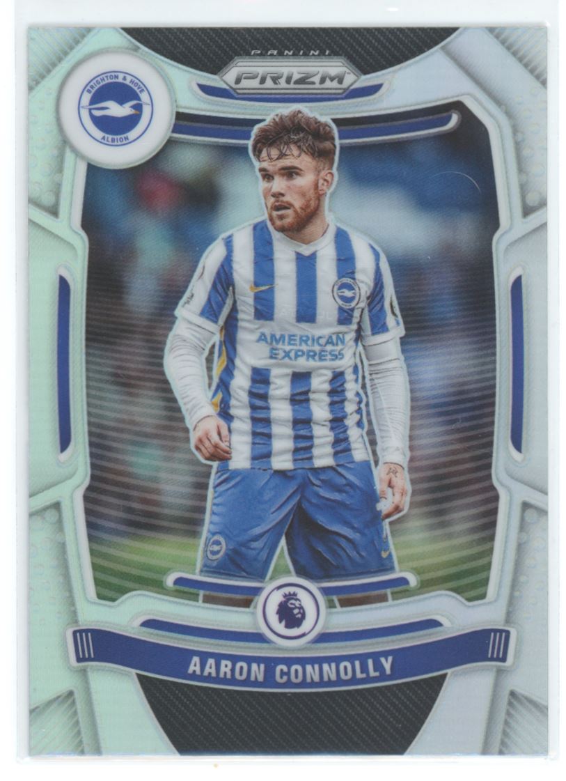 Aaron Connolly Silver Prizm 2021 Panini Prizm Premier Leauge Card # 195