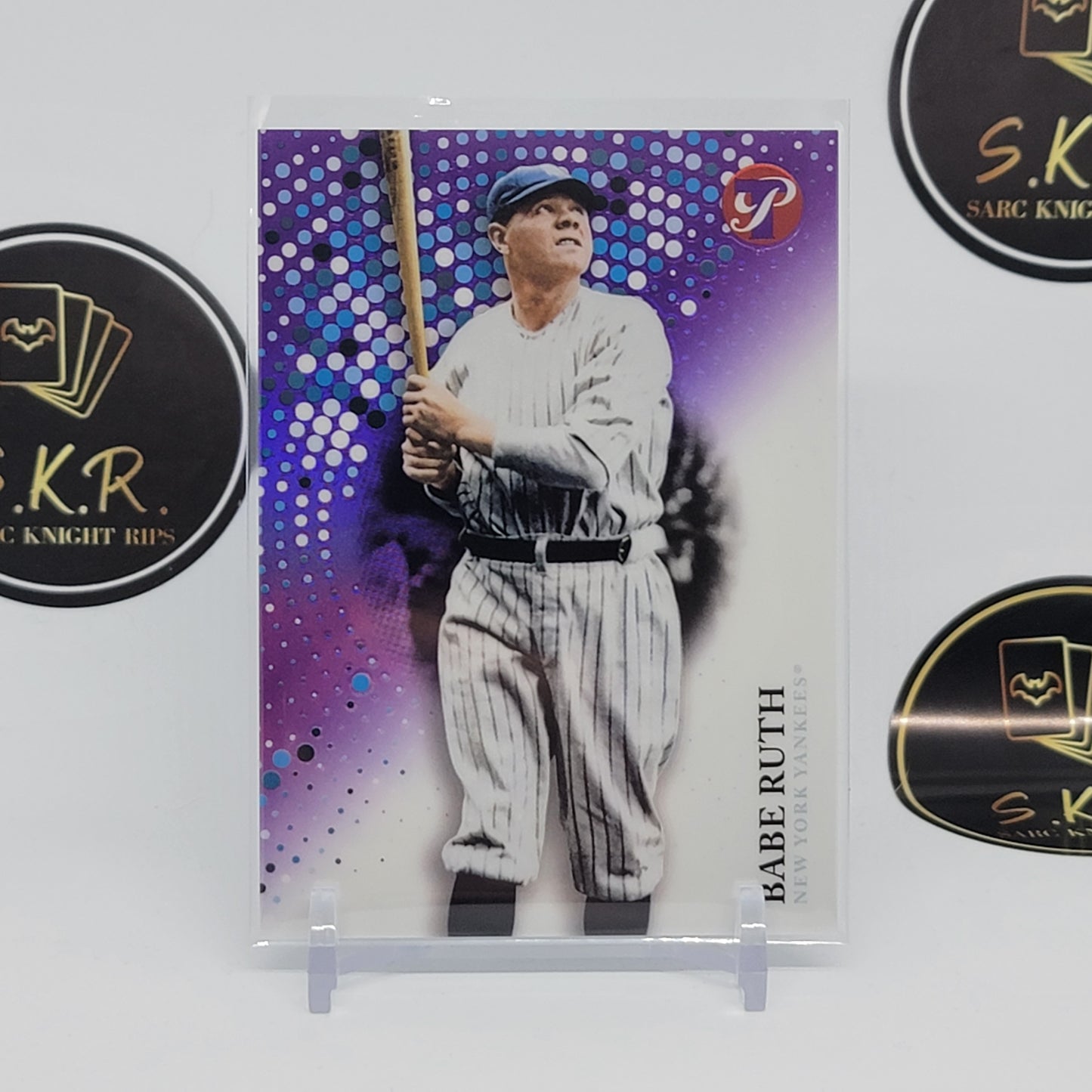 Babe Ruth Purple Refractor /99 2022 Pristine Base #190