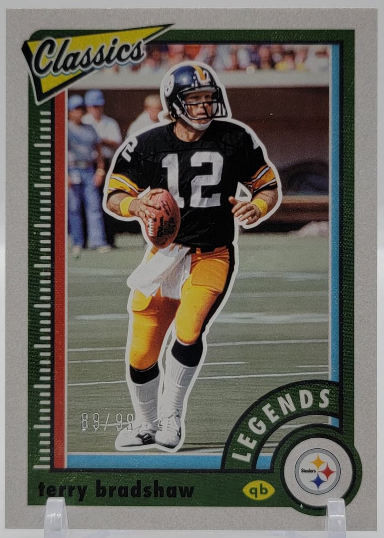 Terry Bradshaw White /99 2022 Panini Classics Card # 106