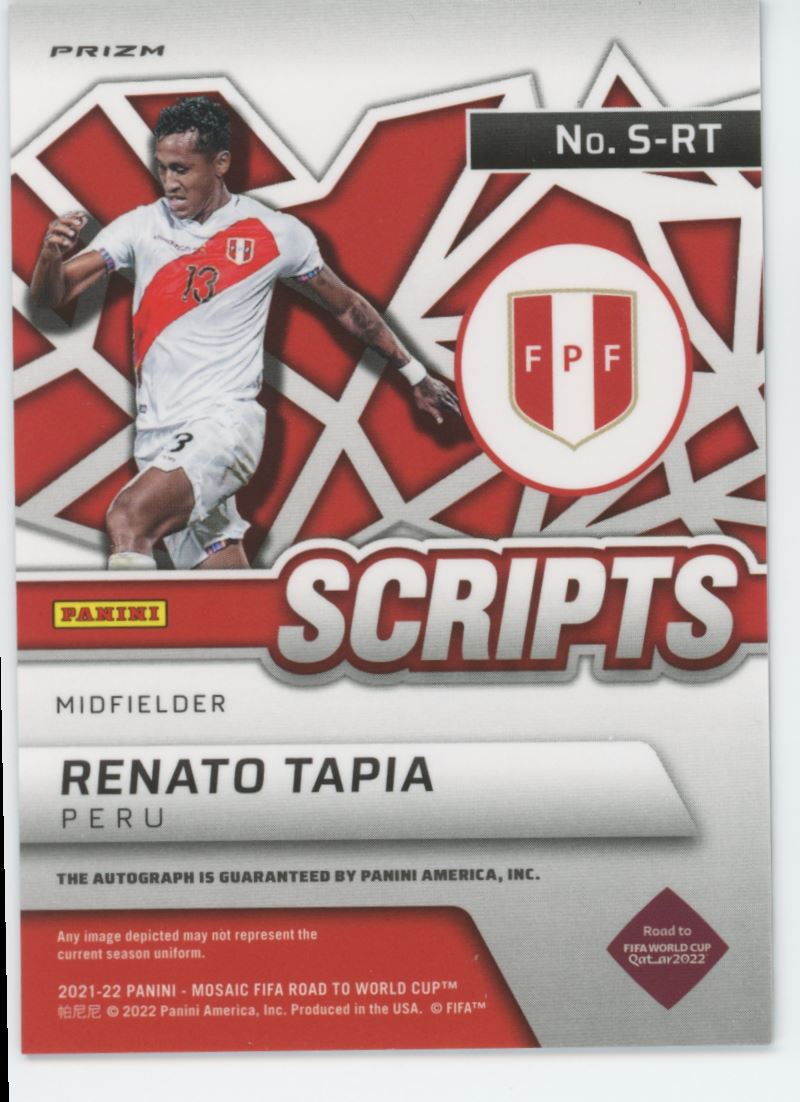 Renato Tapia Scripts Card# S-RT