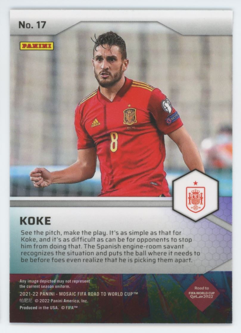 Koke Pitch Masters Card# 17