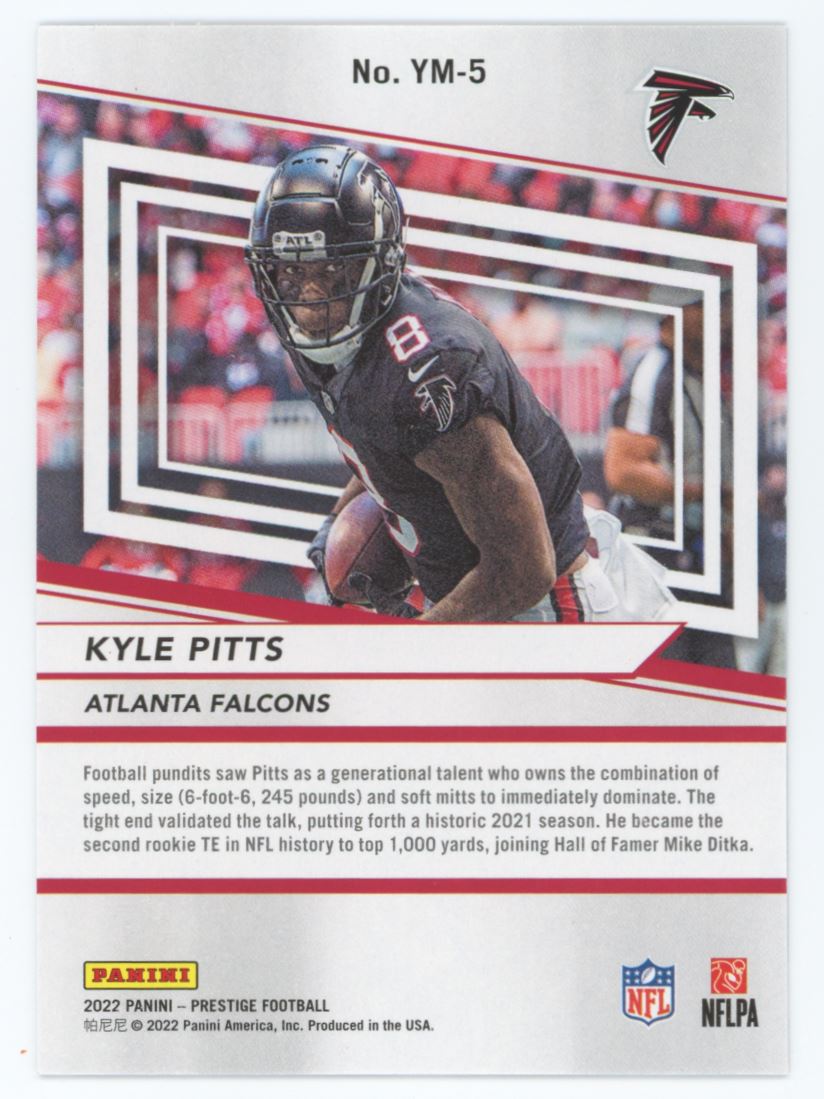 Kyle Pitts 2022 Panini Prestige Youth Movement Card # YM-5