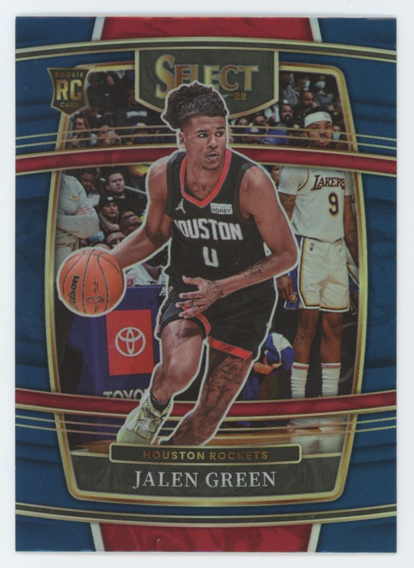 Jalen Green Concourse Level Prizm 2022 Panini Select Basketball Rookie Card  # 7