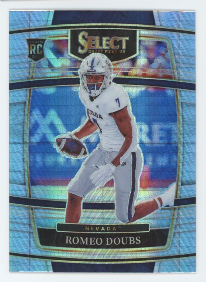 Romeo Doubs Hyper Prizm 2022 Panini Select Draft Picks Card # 16