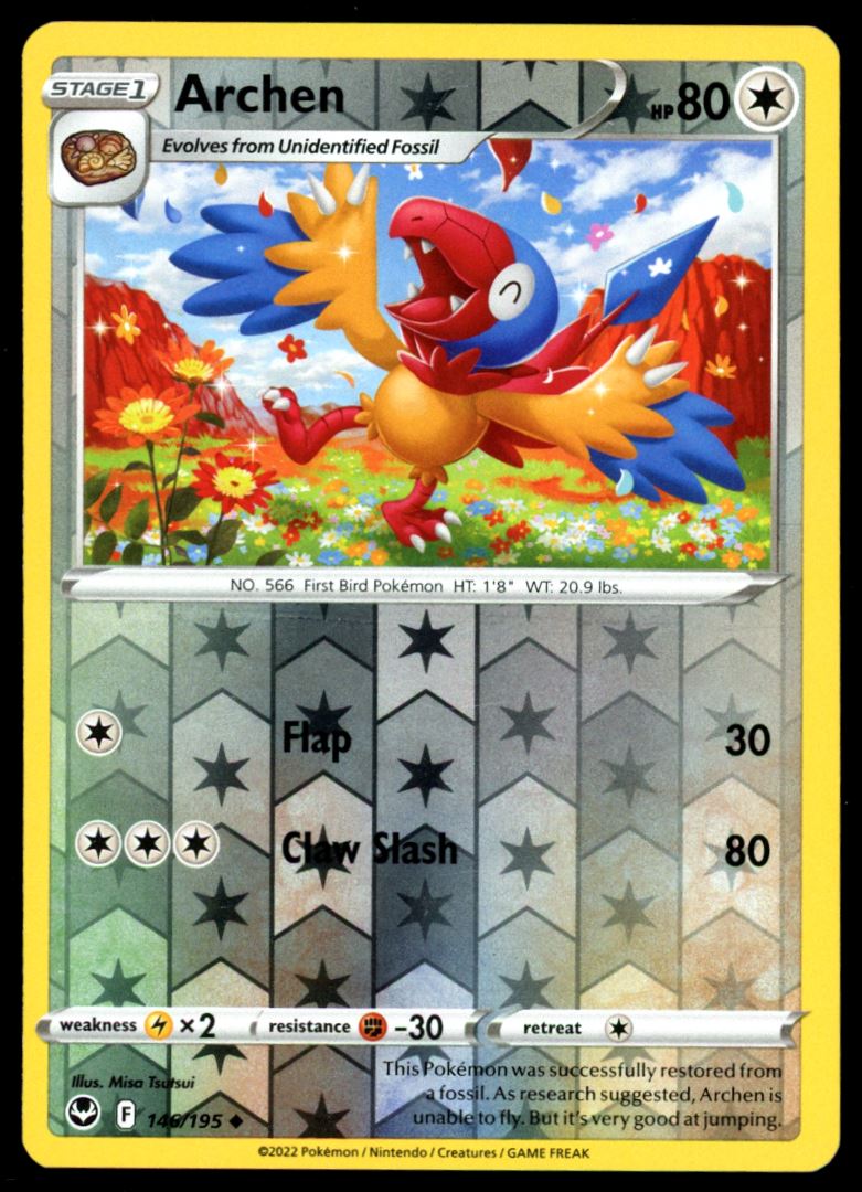 archen pokemon card Archen 2022 Pokemon