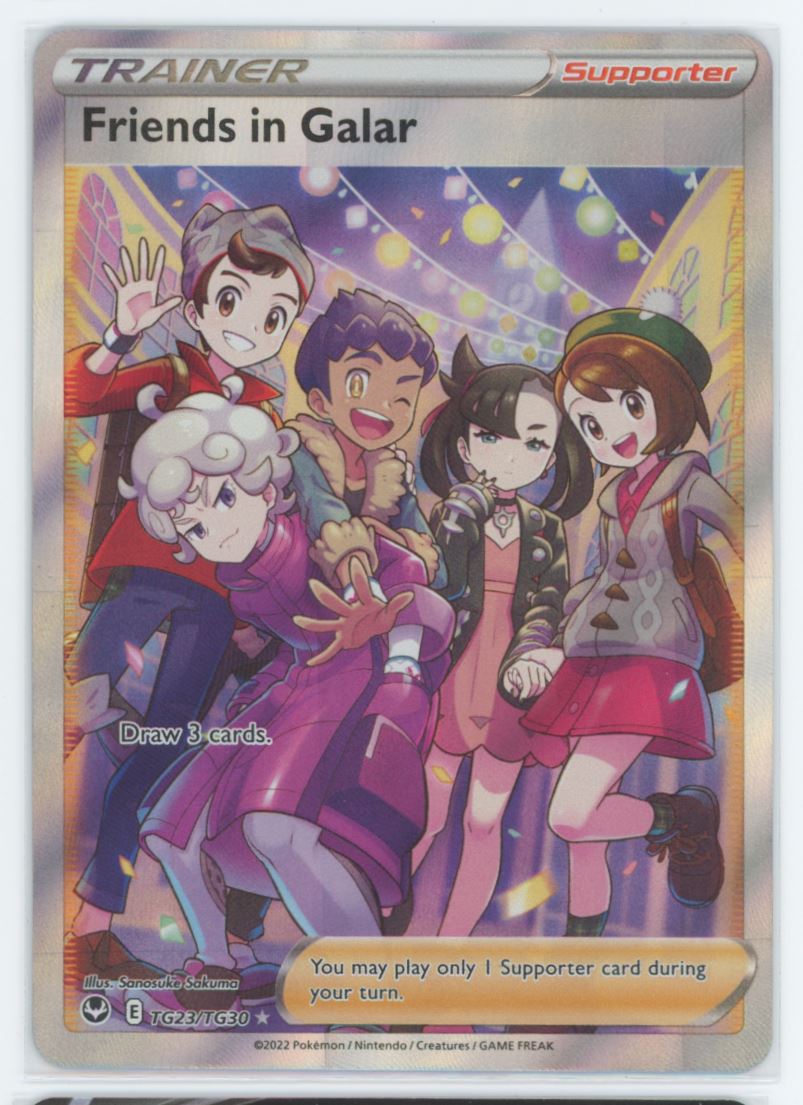 Friends In Galar 2022 Pokemon Silver Tempest Card # G23/TG30