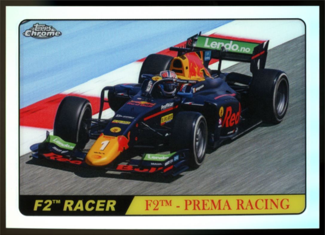 Dennis Hauger Silver Refractor 2022 Topps Chrome Formula 1 F2 Racer Card # T68-DH