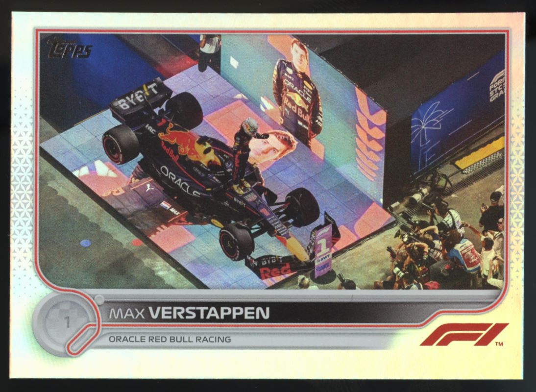 Max Verstappen Silver Refractor 2022 Topps Formula One Card # 3 – VTC