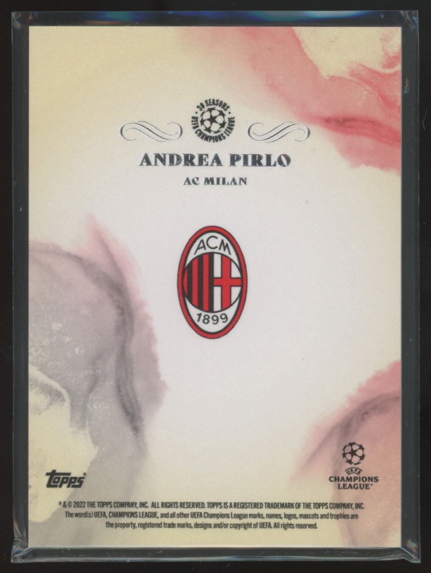 Andrea Pirlo 2022 Topps Pearl Card