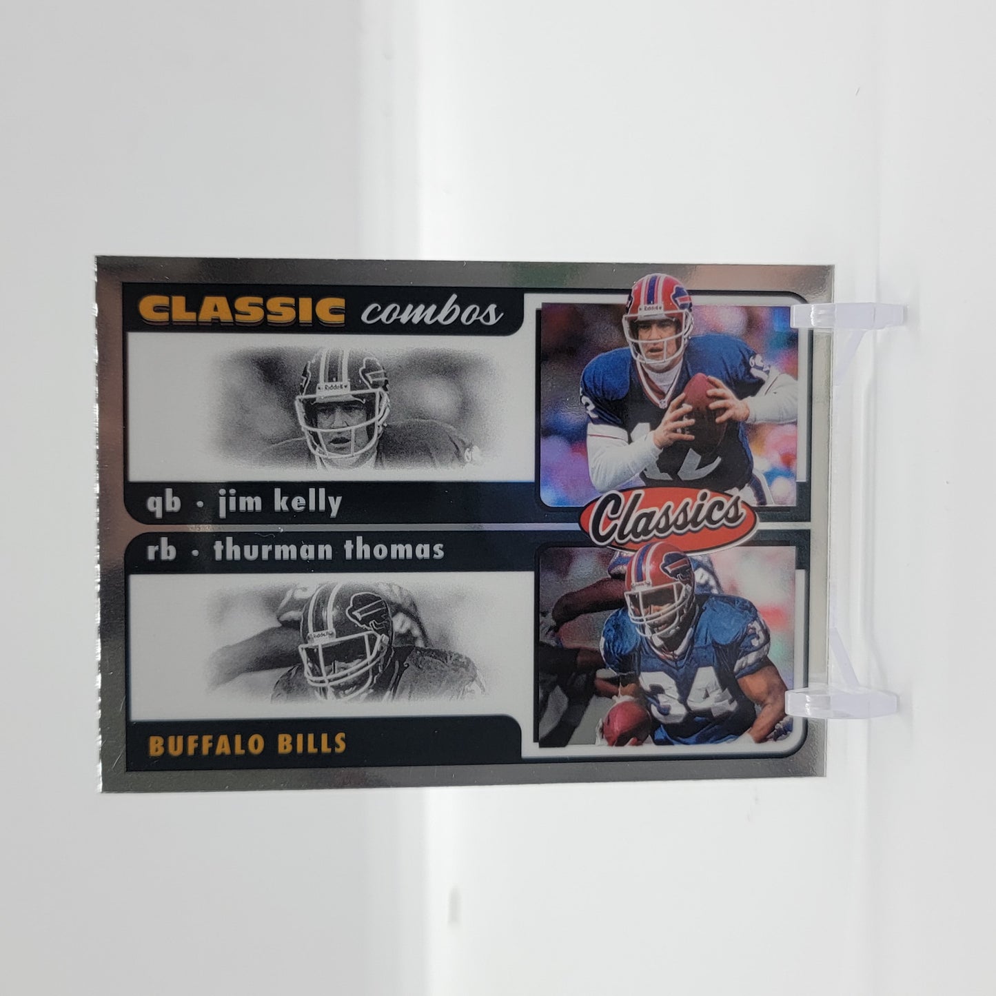 Jim Kelly/Thurman Thomas 2022 Panini Classics Classic Combos Card # CC-8