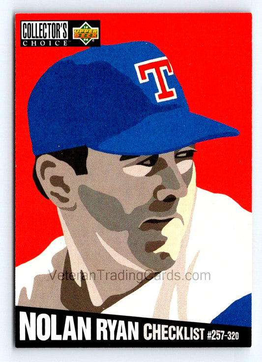 Nolan Ryan 1990 Collector's Choice Card # 320