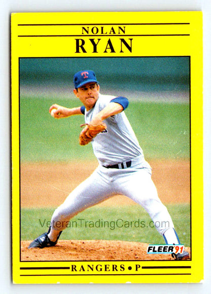 Nolan Ryan 1990 Fleer Card # 302