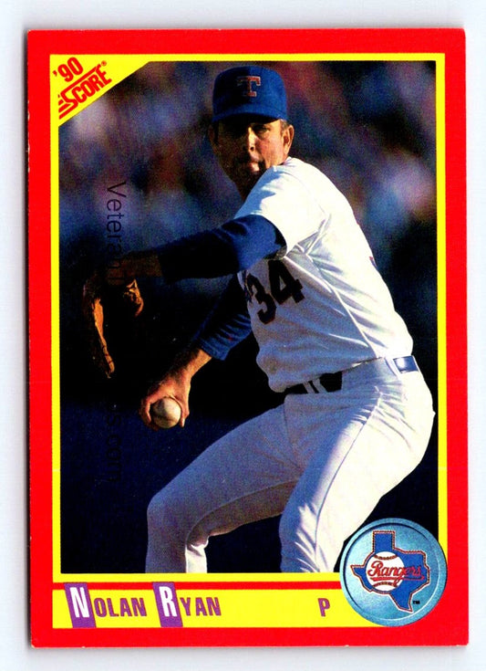 Nolan Ryan 1990 Score Card # 250