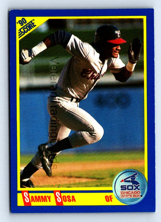 Sammy Sosa 1990 Score Rookie Card # 558